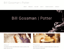 Tablet Screenshot of gossmanpottery.com